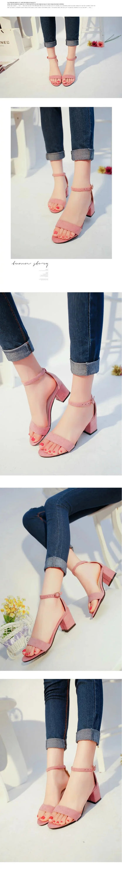 Hot 2022 Summer Women Shoes Pumps Dress Shoes High Heels Boat Shoes Wedding Shoes Tenis Feminino With Peep Toe Casual Sandals