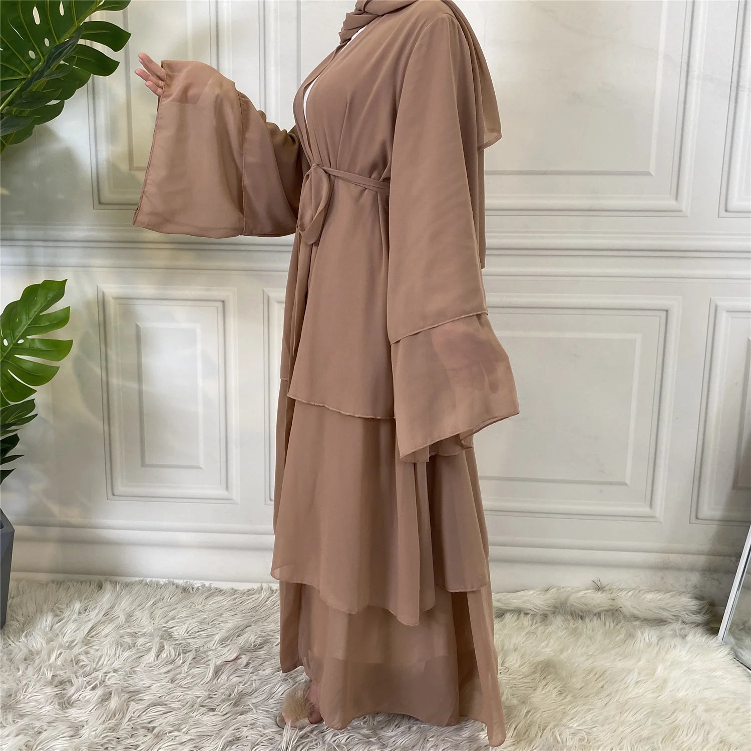 Modest Abaya Ramadan Dubai Robe Femme Musulmane Turkey Kaftan Islamic Clothing Muslim For Women Kimono Caftan Marocain Cardigan