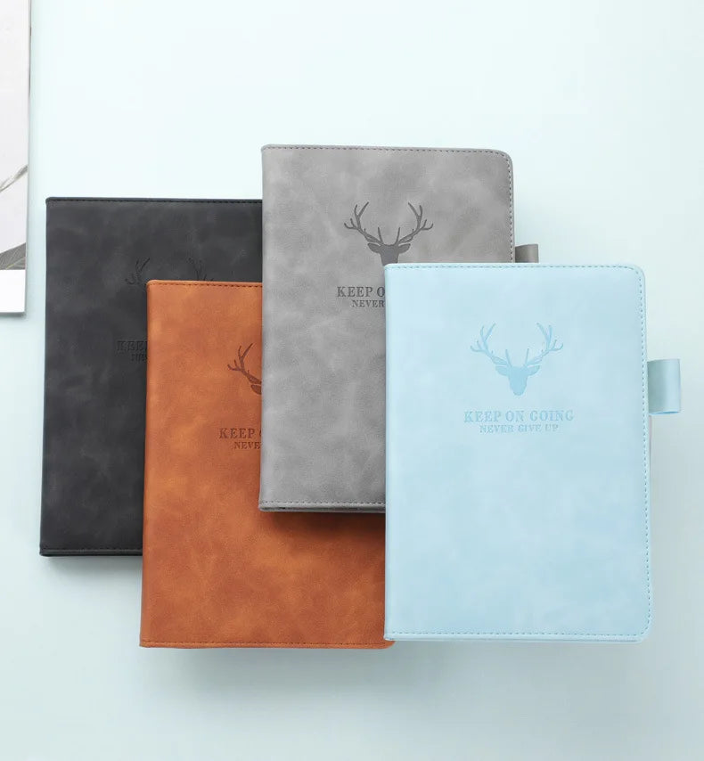 2023New 360 Pages Super Thick Leather A5 Journal Notebook Daily Business Office Work Notebooks Notepad Diary School Supplies Hot