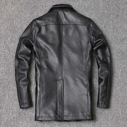 Genuine Leather Jacket Men&