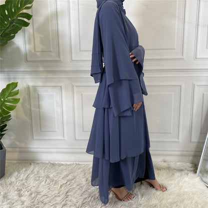 Modest Abaya Ramadan Dubai Robe Femme Musulmane Turkey Kaftan Islamic Clothing Muslim For Women Kimono Caftan Marocain Cardigan