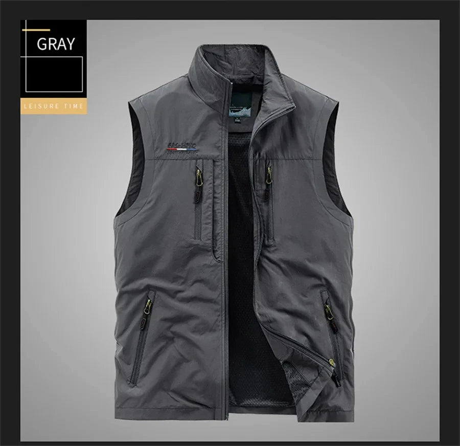 Sleeveless Jacket Vest Men&