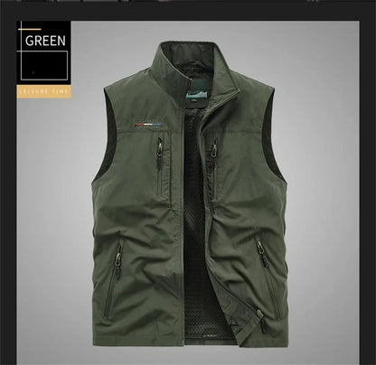 Sleeveless Jacket Vest Men&