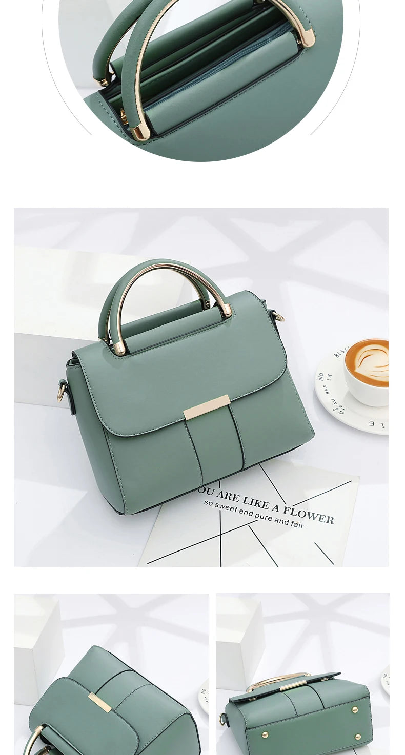 High Quality Leather Handbag Purse Women&