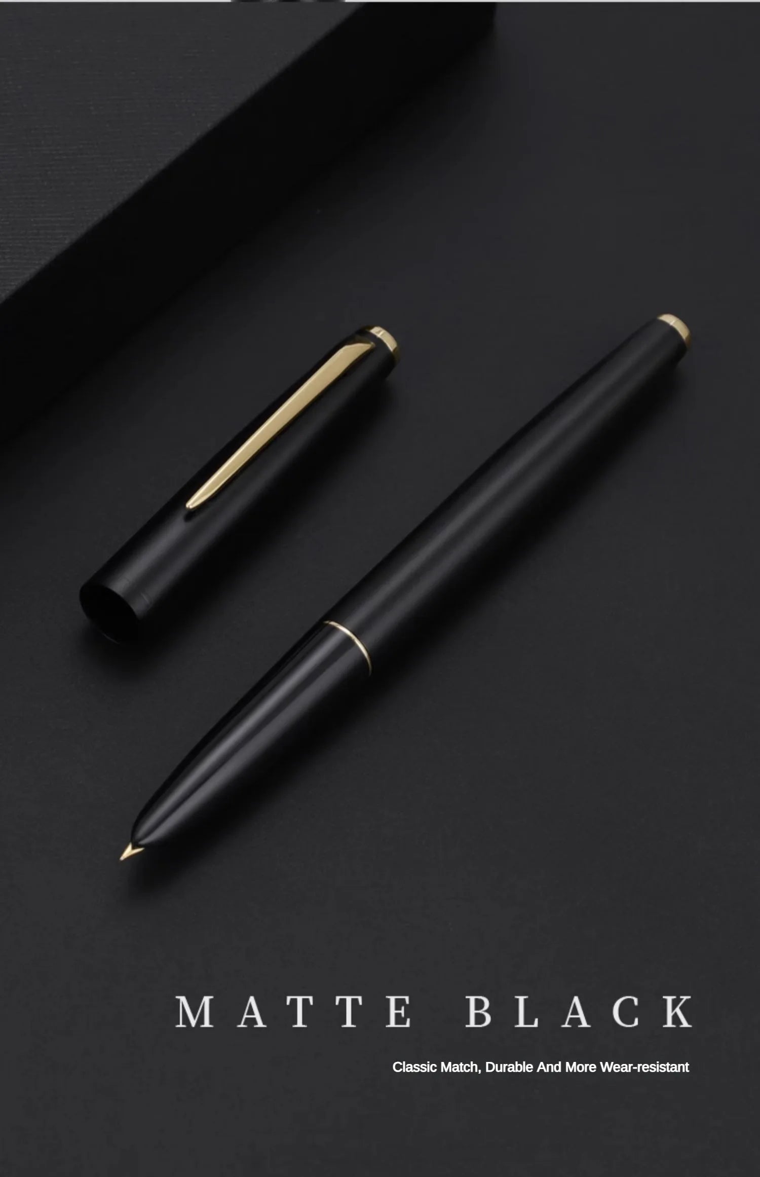 JINHAO 911 Fountain Pen Hooded Nib 0.38mm Extremely Fine Stainless Steel Classic Stationery Office School Writing Supplies