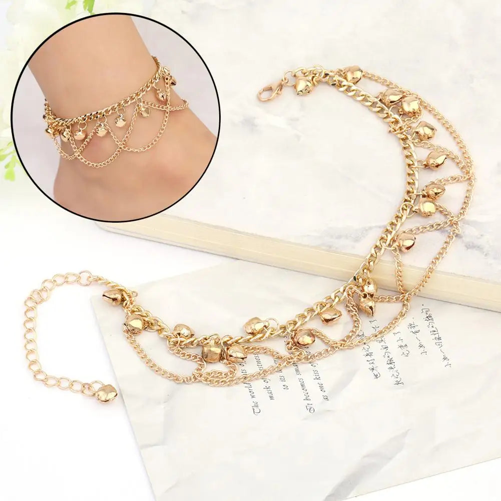 Tassel Bell Anklet Bracelets Beach Anklets for Women Fashion Jewelry