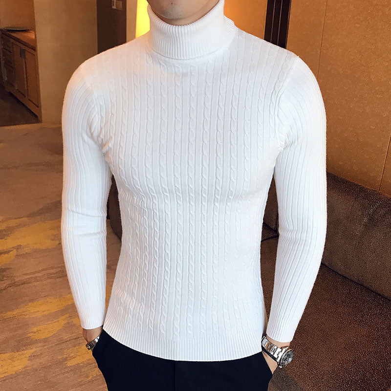 Winter Turtleneck Sweater New Men&