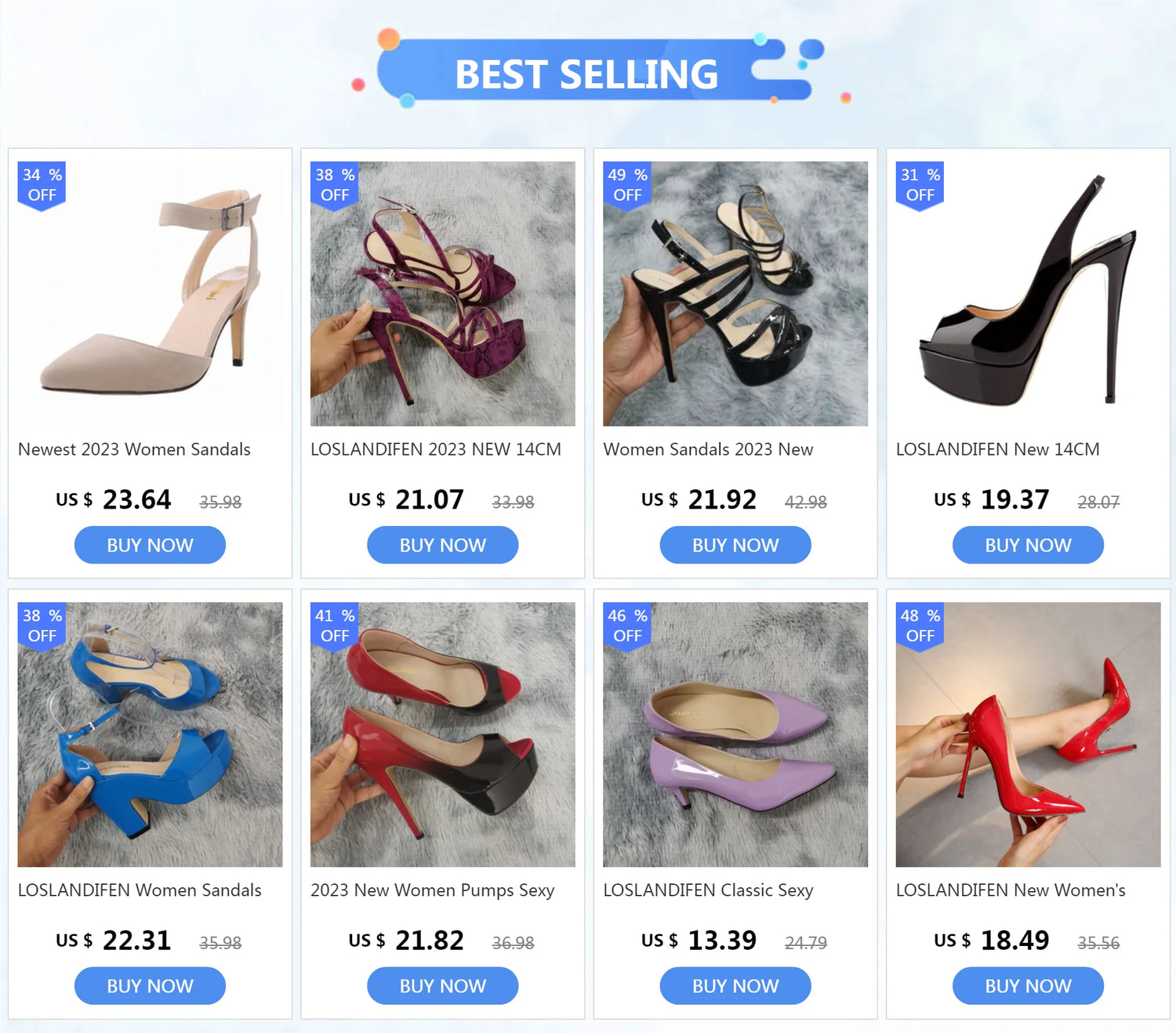 LOSLANDIFEN Women Pumps Fashion Platform Peep Toe Matte Leather Buckle Bride Shoes Woman Sexy Extremely High Heels 817-8MA