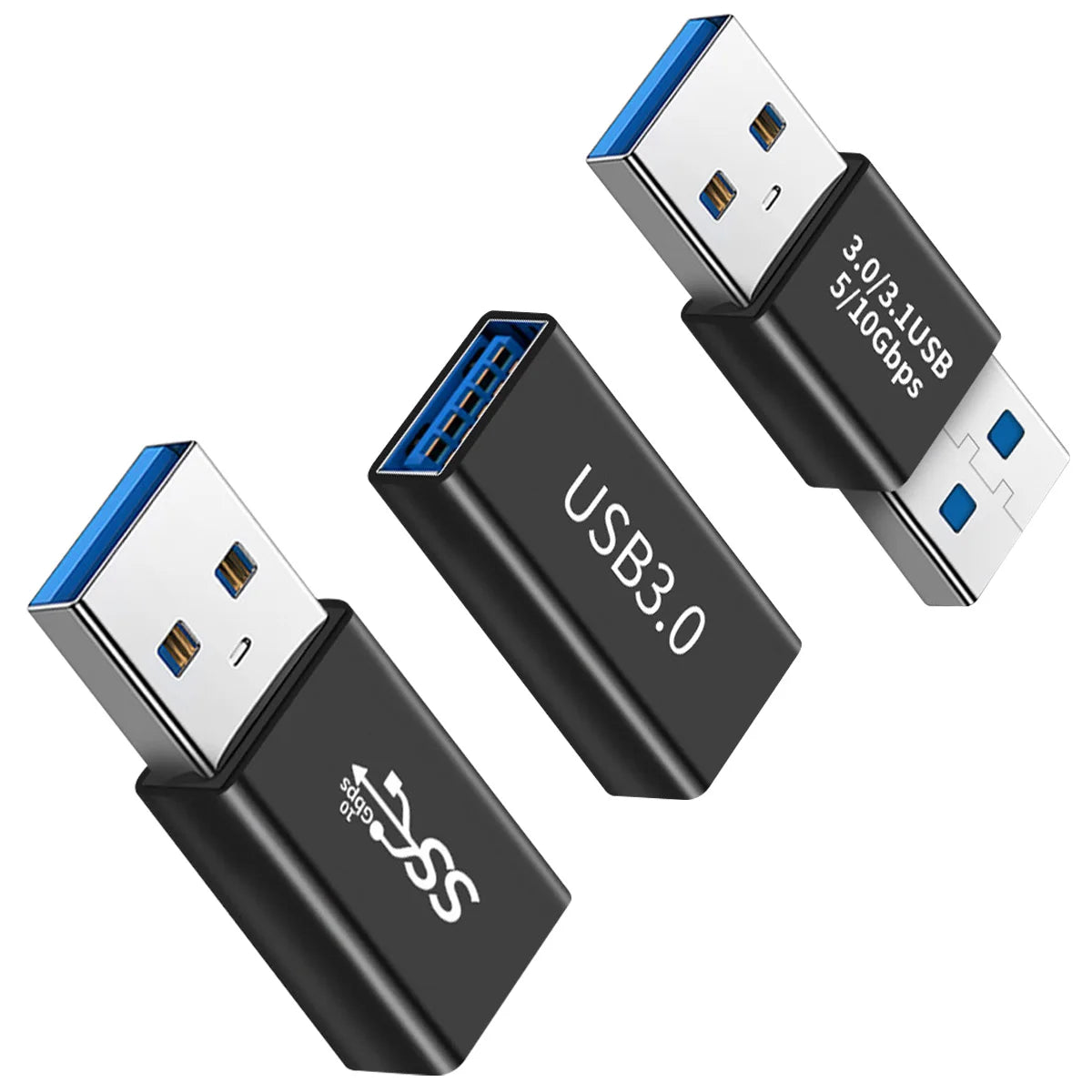 USB 3.0 Connector USB To USB Adapter 5Gbps Gen1 Male to Male Female USB Converter SSD HDD Cable Extender USB 3.0 Extension Plug