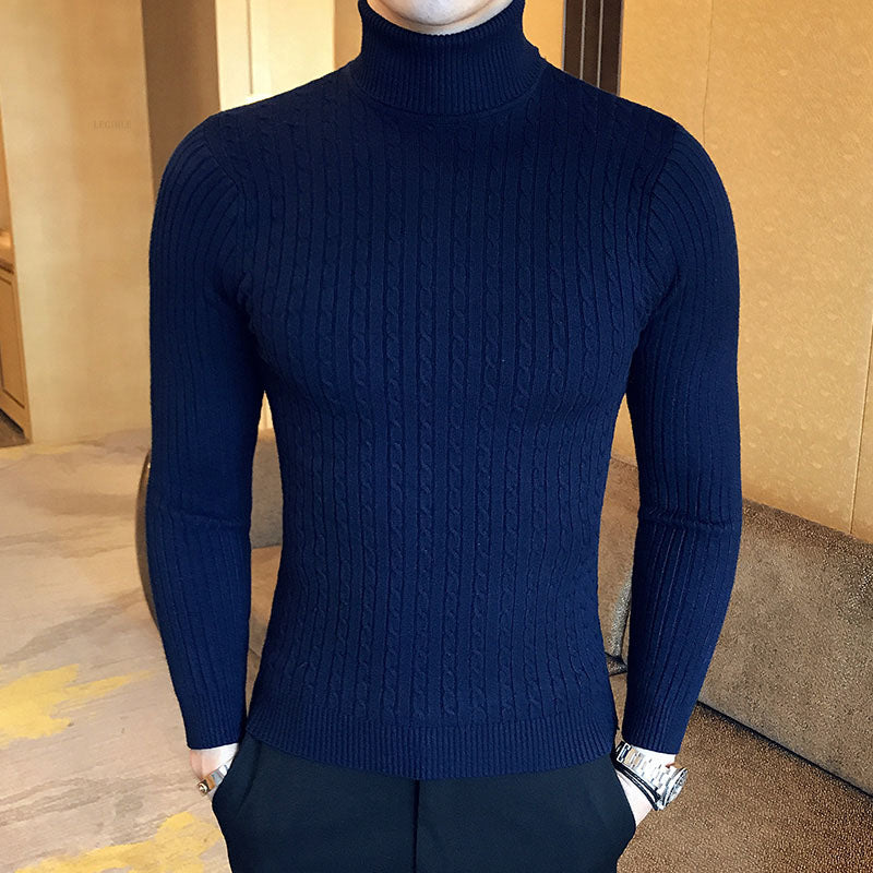 Winter Turtleneck Sweater New Men&