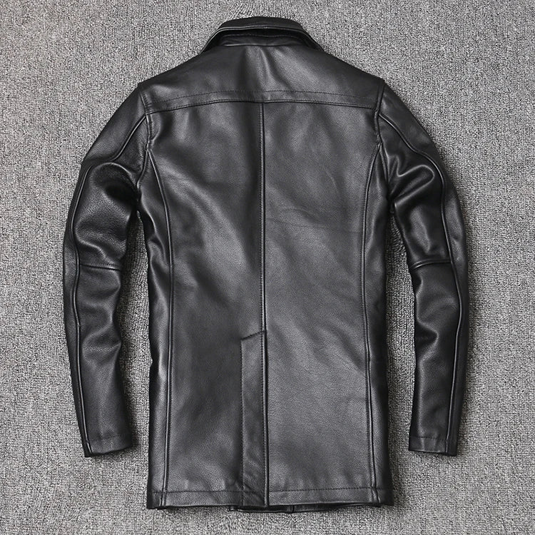 Genuine Leather Jacket Men&