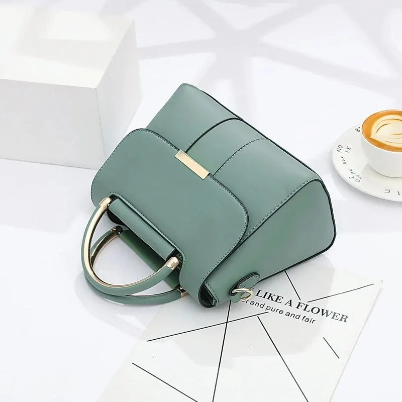 High Quality Leather Handbag Purse Women&