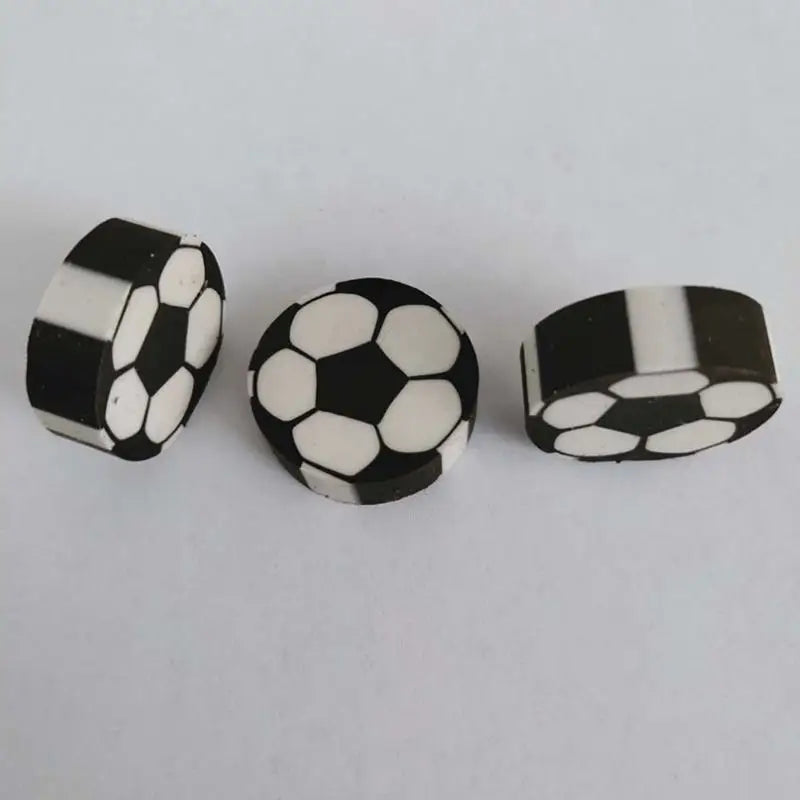 5Pcs/pack Creative Football Shape Erasern Kawaii Stationery Supplies Basketball Shape Erasern School Students Erasers