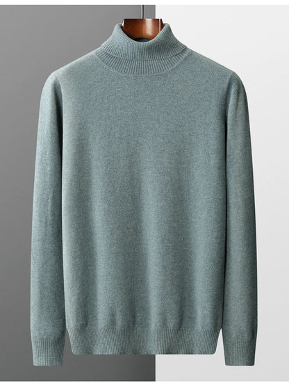 Autumn and winter new 100% merino cashmere sweater men&