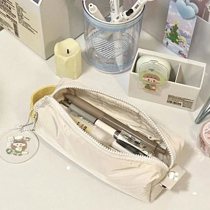 Large Capacity Pencil Pouch Pencil Box Desktop Storage Bags Pencil Case Pen Bag Stationery Bag