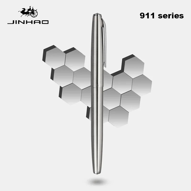 JINHAO 911 Fountain Pen Hooded Nib 0.38mm Extremely Fine Stainless Steel Classic Stationery Office School Writing Supplies