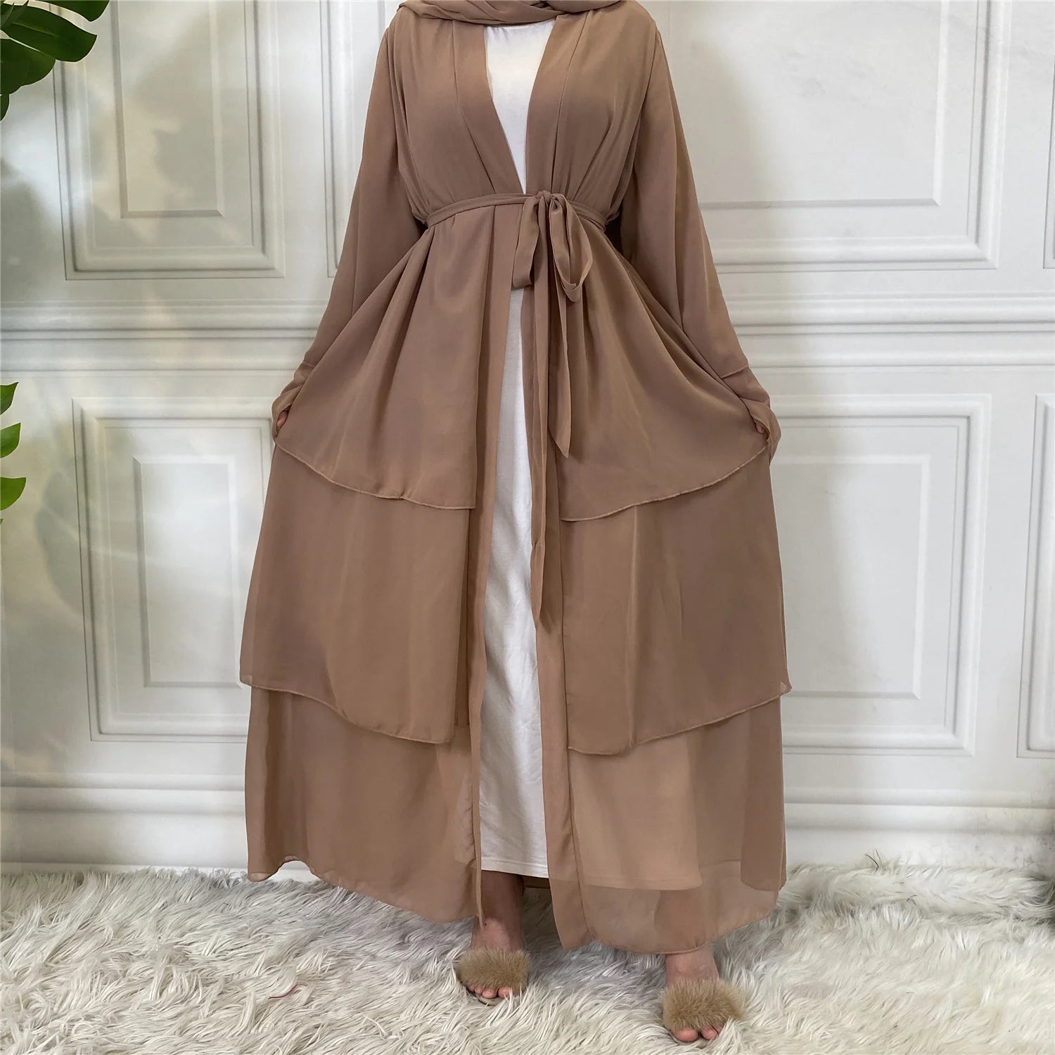 Modest Abaya Ramadan Dubai Robe Femme Musulmane Turkey Kaftan Islamic Clothing Muslim For Women Kimono Caftan Marocain Cardigan