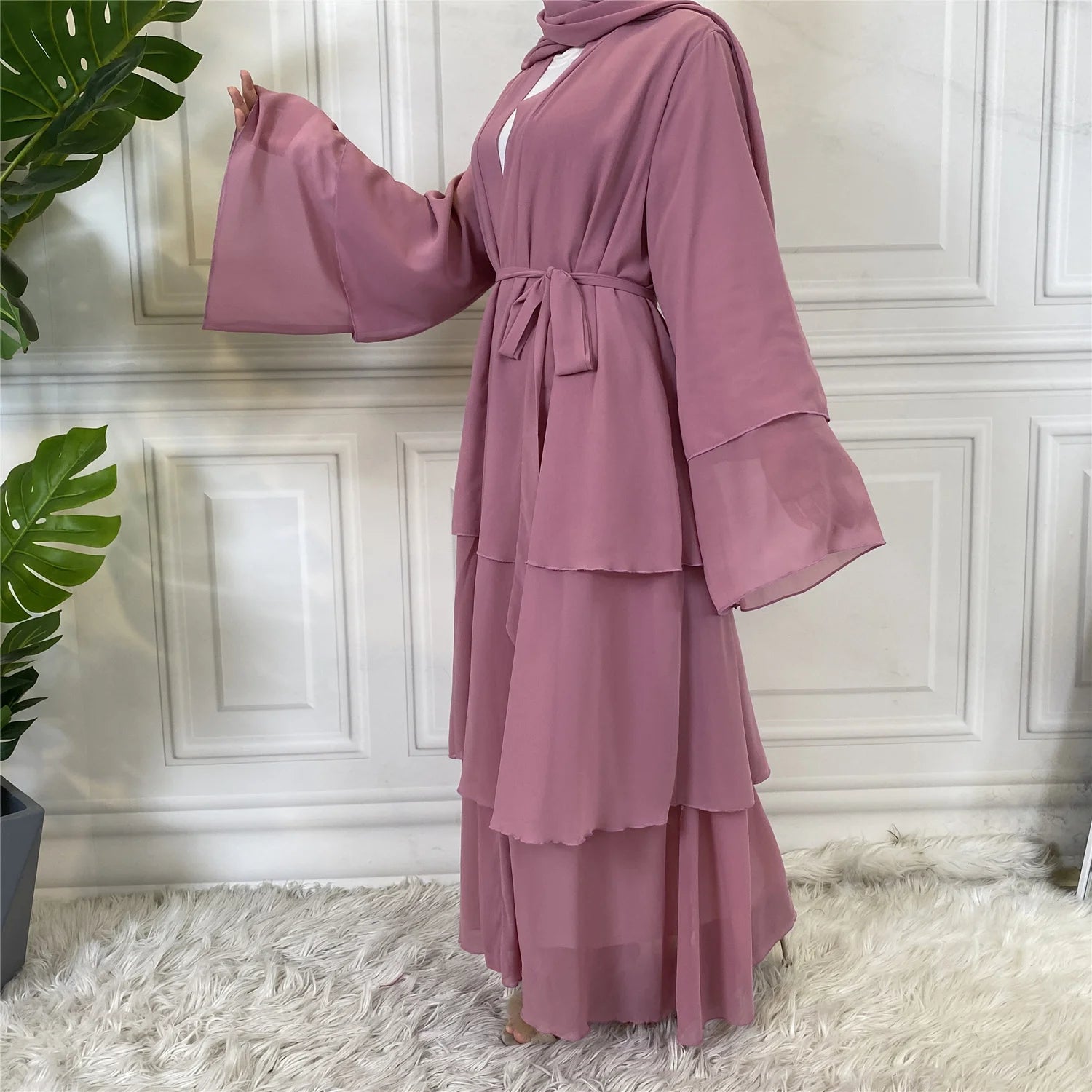 Modest Abaya Ramadan Dubai Robe Femme Musulmane Turkey Kaftan Islamic Clothing Muslim For Women Kimono Caftan Marocain Cardigan