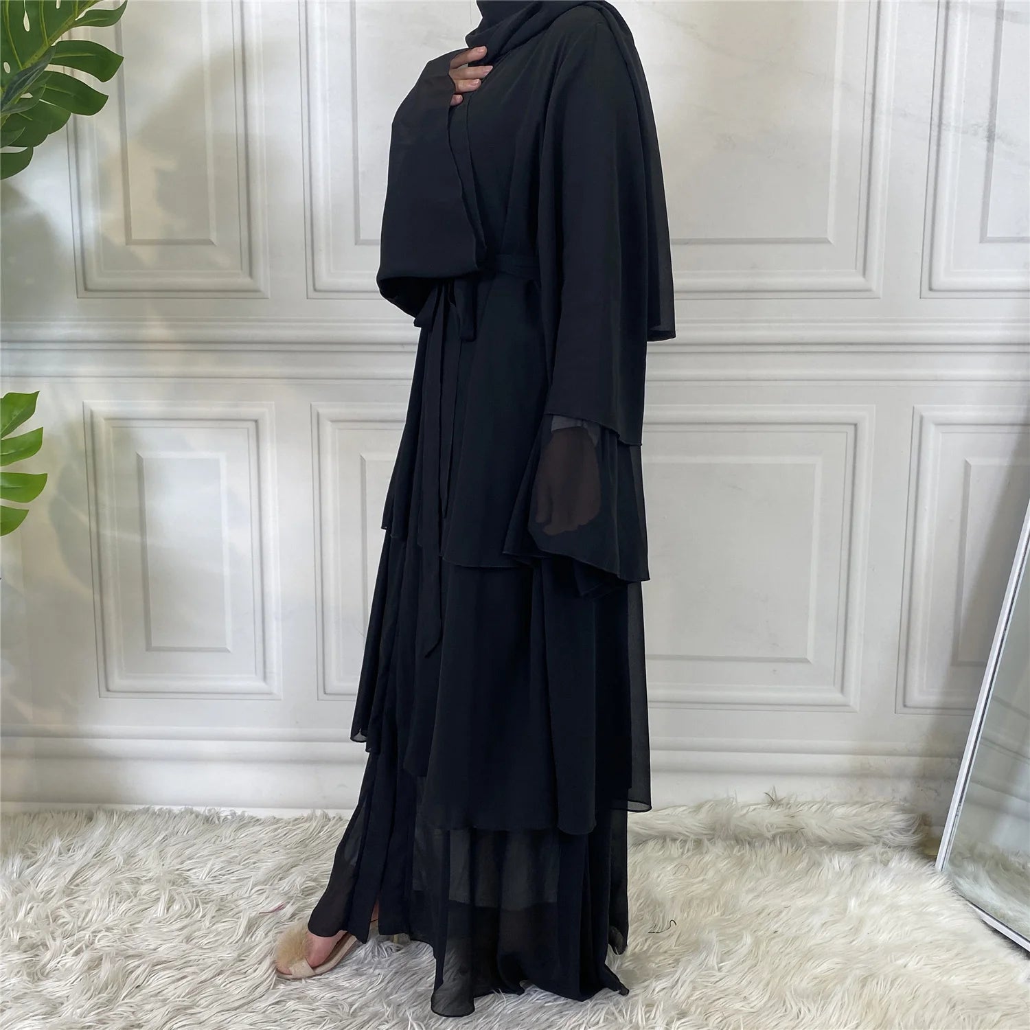 Modest Abaya Ramadan Dubai Robe Femme Musulmane Turkey Kaftan Islamic Clothing Muslim For Women Kimono Caftan Marocain Cardigan