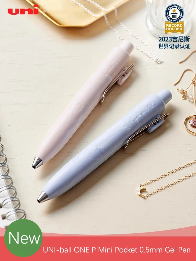 1pc New Japan UNI-ball ONE P Mini Pocket 0.5mm Gel Pens Black Ink Quick Dry Waterproof Portable Signature Pen