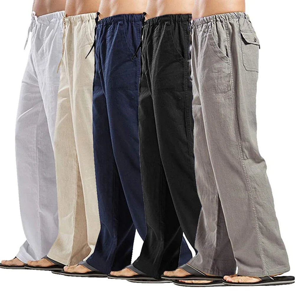 Summer Linen Pants Men&