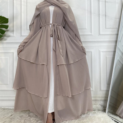 Modest Abaya Ramadan Dubai Robe Femme Musulmane Turkey Kaftan Islamic Clothing Muslim For Women Kimono Caftan Marocain Cardigan