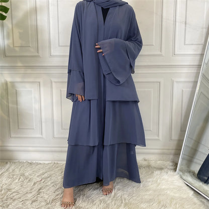 Modest Abaya Ramadan Dubai Robe Femme Musulmane Turkey Kaftan Islamic Clothing Muslim For Women Kimono Caftan Marocain Cardigan