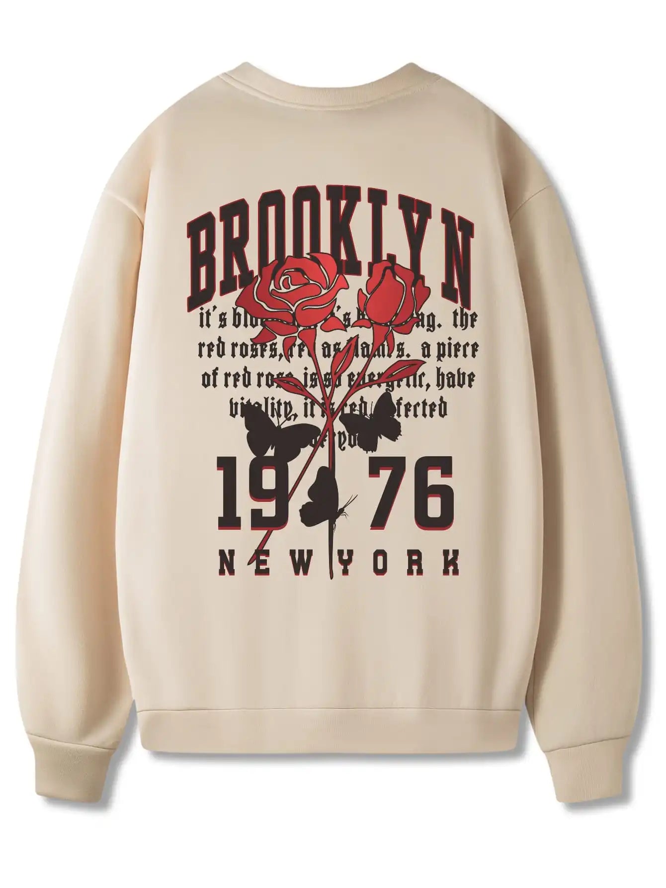 Brooklyn Creative Letter Pattern Male Hoodies Casual Street Style Clothes Hip Hip Loose Sweatshirts  Autumn Fleece Pullovers