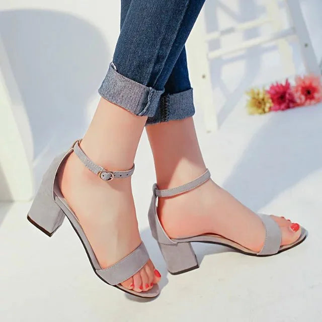 Hot 2022 Summer Women Shoes Pumps Dress Shoes High Heels Boat Shoes Wedding Shoes Tenis Feminino With Peep Toe Casual Sandals