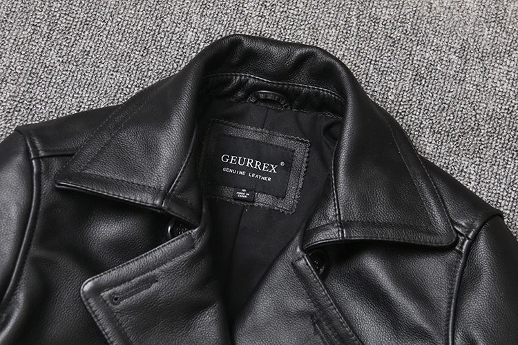 Genuine Leather Jacket Men&