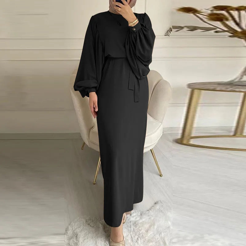 Modest Muslim Robe Dress with Long Sleeves - Perfect for Everyday Wear