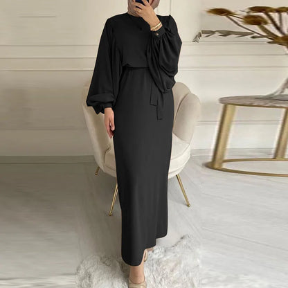 Modest Muslim Robe Dress with Long Sleeves - Perfect for Everyday Wear