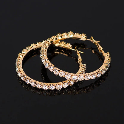 Accessories for Women Crystal Hoop Earrings for Women Valentine&