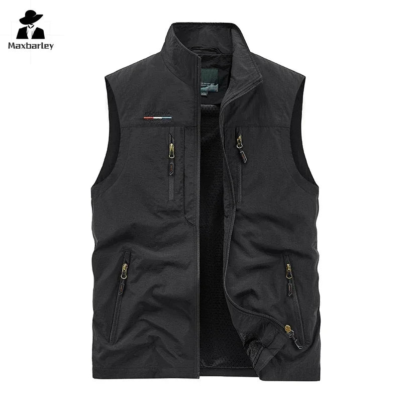 Sleeveless Jacket Vest Men&