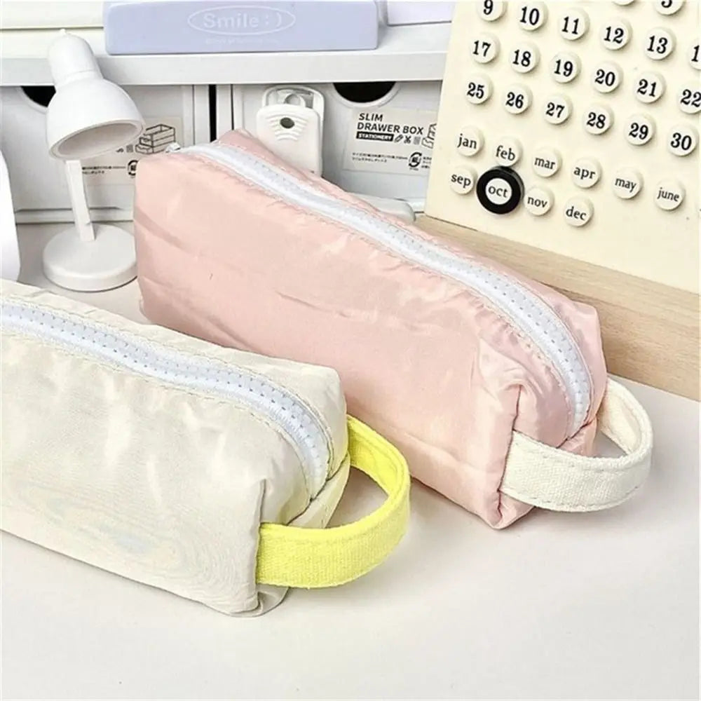 Large Capacity Pencil Pouch Pencil Box Desktop Storage Bags Pencil Case Pen Bag Stationery Bag