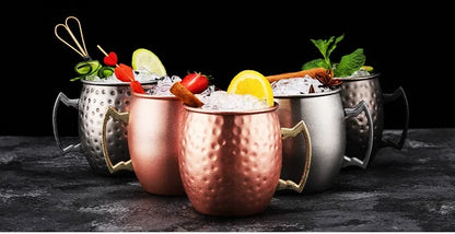 Moscow Mule Mugs 500ml Steel Cocktail Cup Beer Russia Moscow Mule Copper Mugs Bar Tools