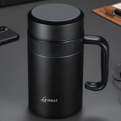 Stainless Steel Thermos Portable Straw Thermos Bottle Leak-Proof Household Office Outdoor Thermal Cups Vacuum Flask Insulation