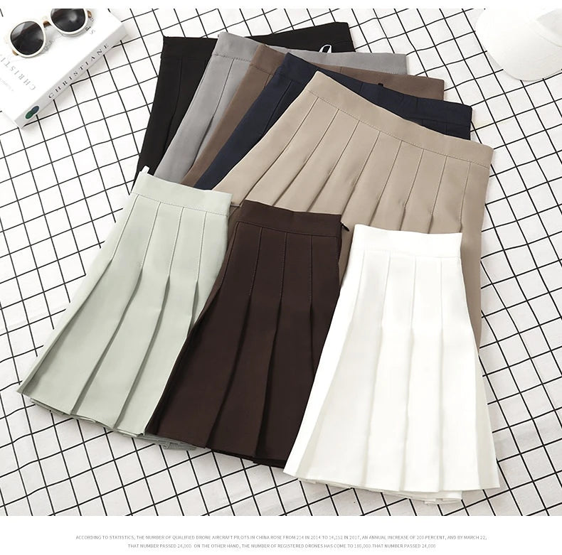 Brown Skirt Ladies 2022 Summer Clothes Women&