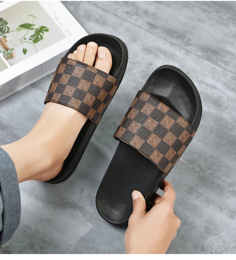 Slippers Men Summer Casual Shoes Beach  Luxury Sandals Outdoor Comfortable Soft Sole Men Slippers Sizes 39-46 Dropshipping