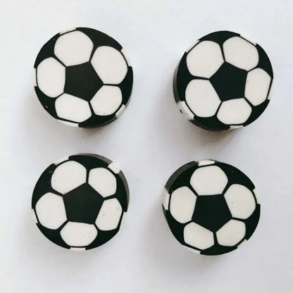 5Pcs/pack Creative Football Shape Erasern Kawaii Stationery Supplies Basketball Shape Erasern School Students Erasers