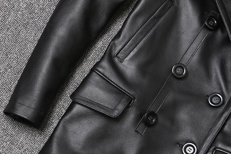 Genuine Leather Jacket Men&