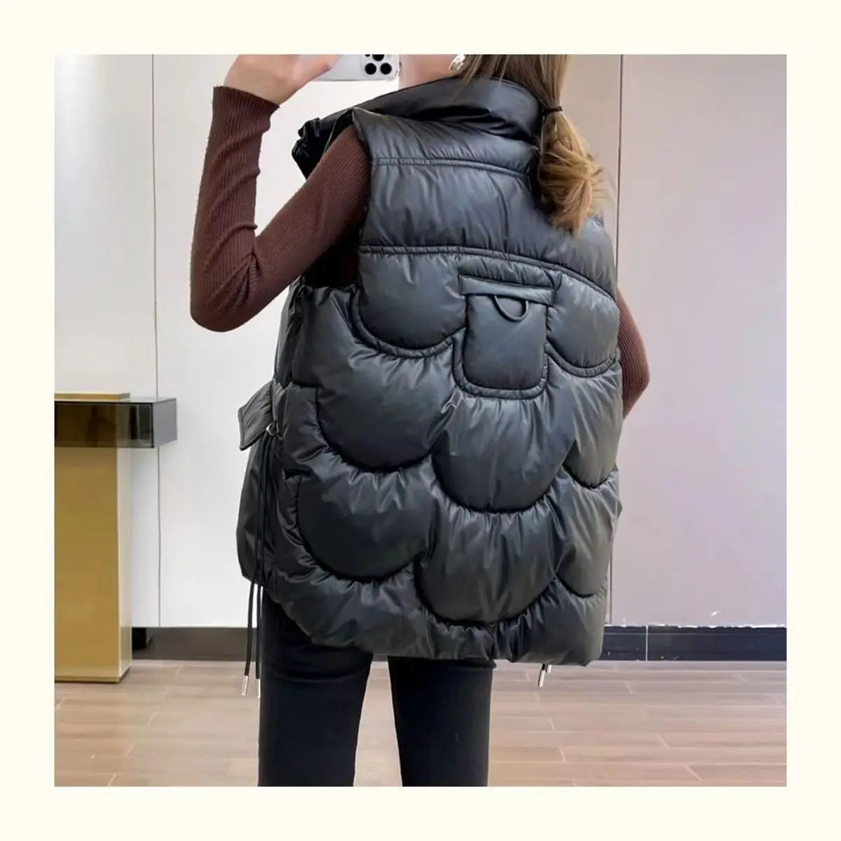 2024 New Down Cotton Waistcoat Womens Autumn Winter Parkas Thicken Warm Cotton-Padded Vests Coat Female Sleeveless Puffer Vests