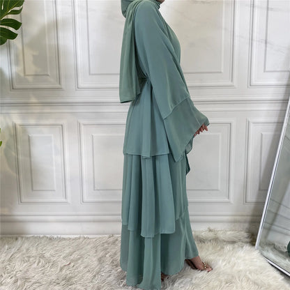 Modest Abaya Ramadan Dubai Robe Femme Musulmane Turkey Kaftan Islamic Clothing Muslim For Women Kimono Caftan Marocain Cardigan