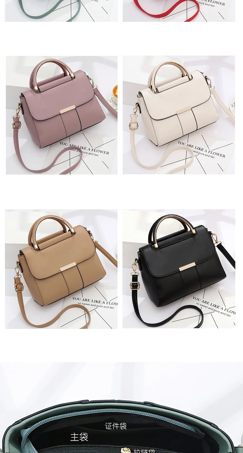 High Quality Leather Handbag Purse Women&