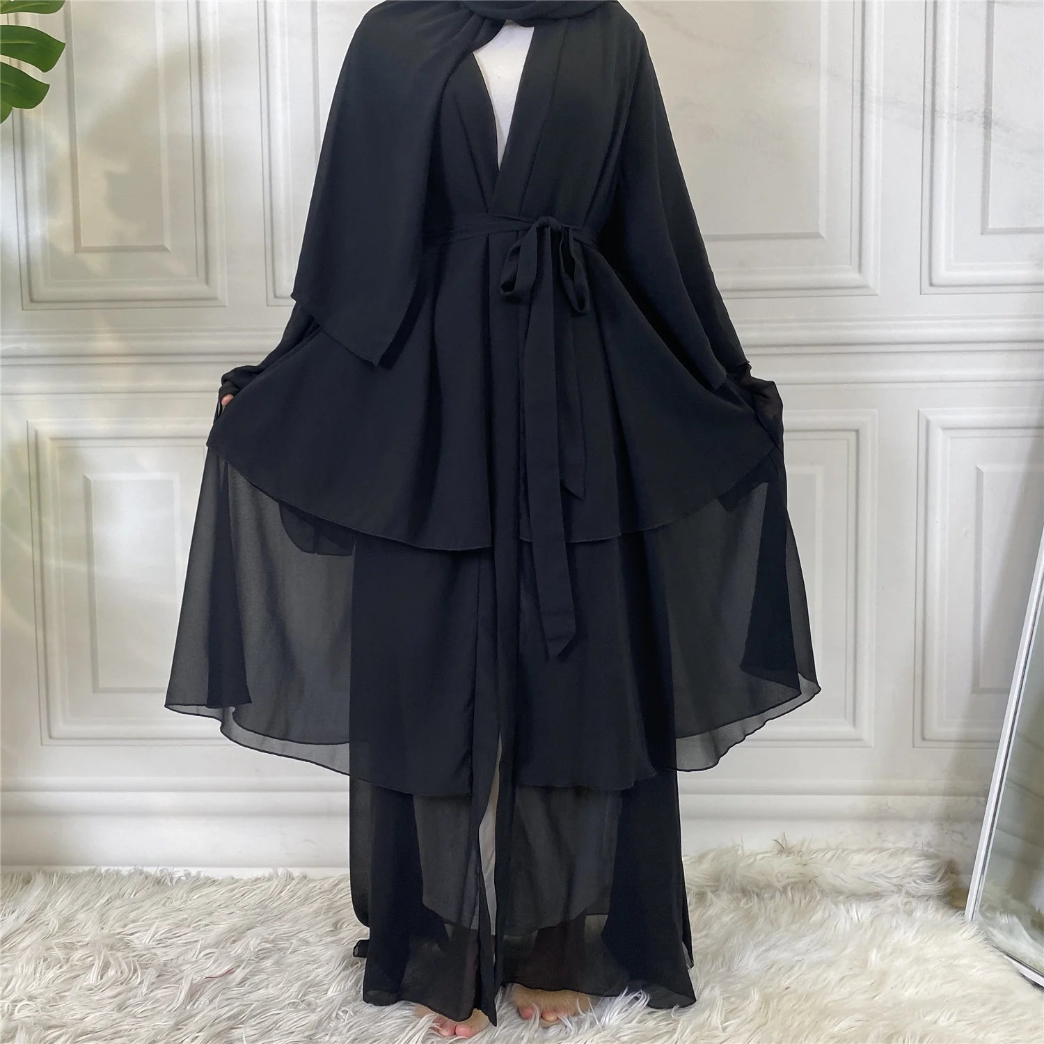 Modest Abaya Ramadan Dubai Robe Femme Musulmane Turkey Kaftan Islamic Clothing Muslim For Women Kimono Caftan Marocain Cardigan