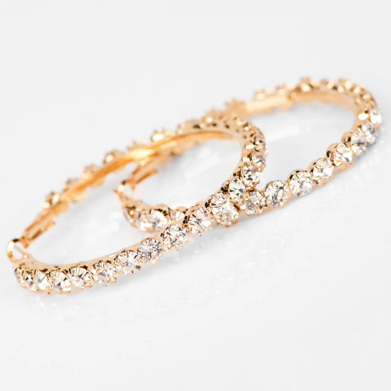 Accessories for Women Crystal Hoop Earrings for Women Valentine&