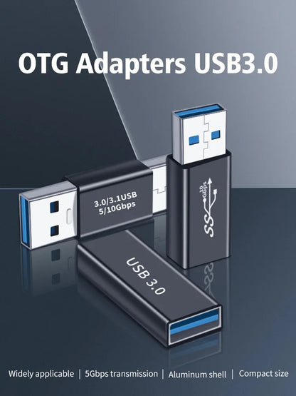 USB 3.0 Connector USB To USB Adapter 5Gbps Gen1 Male to Male Female USB Converter SSD HDD Cable Extender USB 3.0 Extension Plug