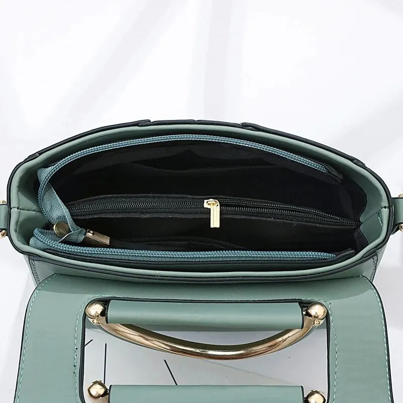 High Quality Leather Handbag Purse Women&