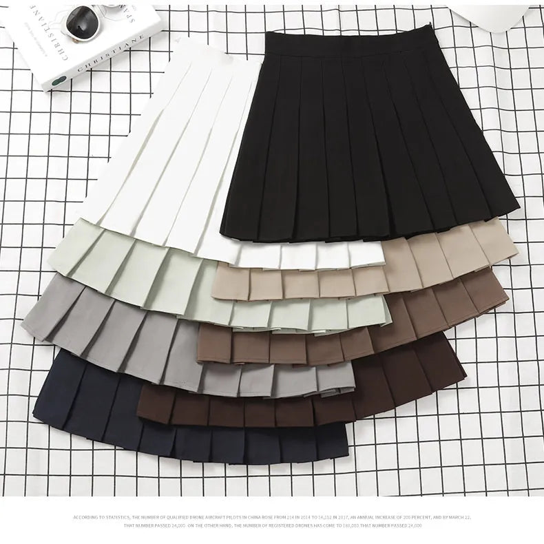 Brown Skirt Ladies 2022 Summer Clothes Women&