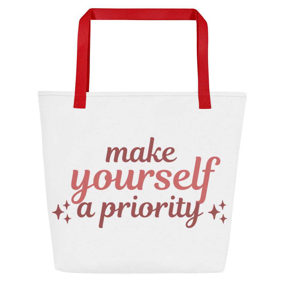 Quote 101 Print Large Tote Bag